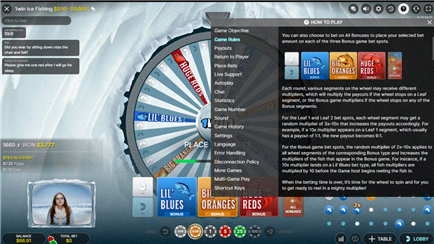 Regole del gioco Ice Fishing – schermata 2